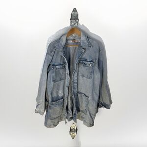 Bobson light wash denim chore Jacket G